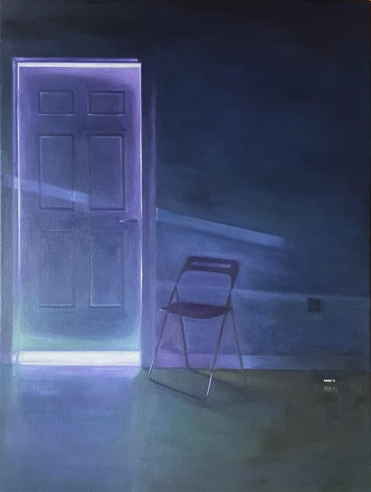 Silent Glow, 2025, oil on canvas, 18 × 24 in.