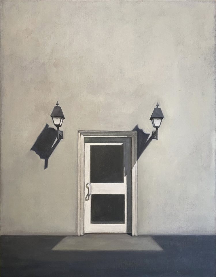 Unlocked Door, 2025, oil on canvas, 11 × 14 in.