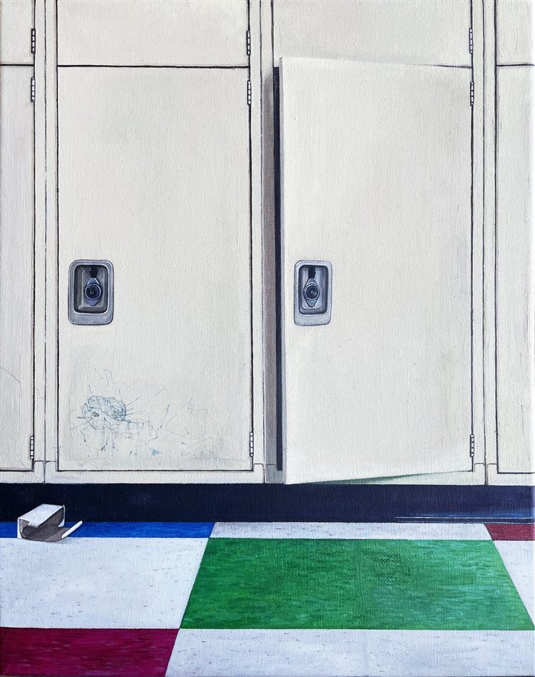 Vestige, 2024, oil on canvas, 11 × 14 in.